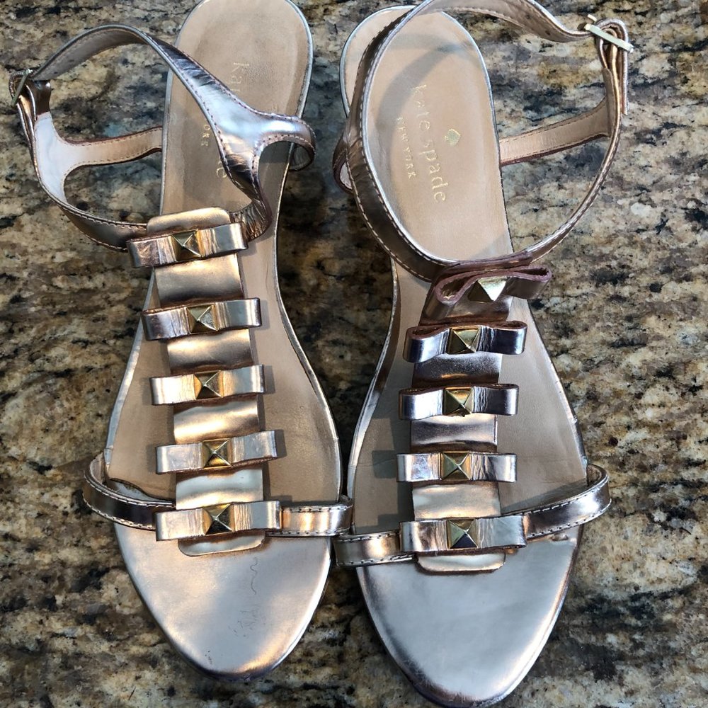 Kate Spade Bow Wedges